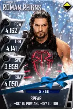 SuperCard RomanReigns S3 11 Hardened Christmas