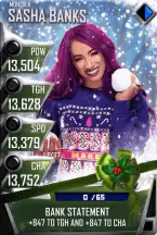 SuperCard SashaBanks S4 17 Monster Christmas