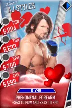 SuperCard AJStyles S3 13 Ultimate Valentine