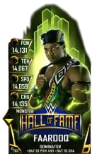 SuperCard Faarooq S4 17 Monster HallOfFame