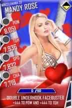 SuperCard MandyRose S3 14 WrestleMania33 Valentine