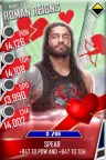 SuperCard RomanReigns S4 17 Monster Valentine