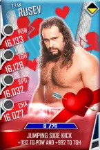 SuperCard Rusev S4 18 Titan Valentine