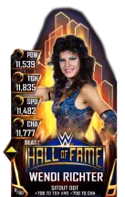 Super card wendi richter s4 16 beast hall of fame 14496 216