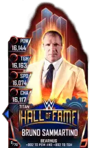 SuperCard BrunoSammartino S4 18 Titan HallOfFame