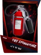 SuperCard Support FireExtinguisher S4 18 Titan