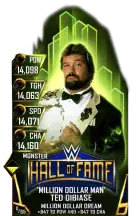 SuperCard TedDiBiase S4 17 Monster HallOfFame