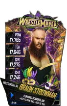 SuperCard BraunStrowman S4 19 WrestleMania34