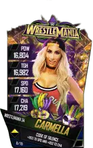 SuperCard Carmella S4 19 WrestleMania34