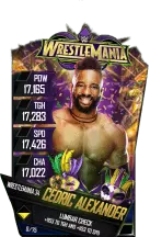 SuperCard CedricAlexander S4 19 WrestleMania34