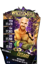 SuperCard Cesaro S4 19 WrestleMania34