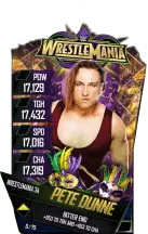 SuperCard PeteDunne S4 19 WrestleMania34