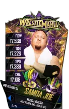 SuperCard SamoaJoe S4 19 WrestleMania34