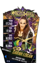 SuperCard SarahLogan S4 19 WrestleMania34