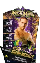 SuperCard ShawnMichaels S4 19 WrestleMania34