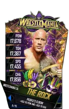 SuperCard TheRock S4 19 WrestleMania34