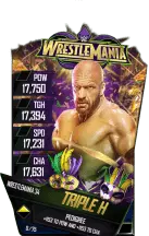 SuperCard TripleH S4 19 WrestleMania34