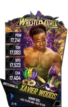 SuperCard XavierWoods S4 19 WrestleMania34