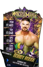 SuperCard BobbyRoode S4 19 WrestleMania34