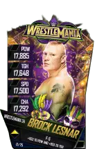 SuperCard BrockLesnar S4 19 WrestleMania34