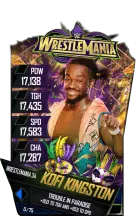 SuperCard KofiKingston S4 19 WrestleMania34