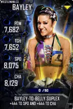 SuperCard Bayley S4 14 WrestleMania33 Spring