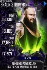 SuperCard BraunStrowman S4 19 WrestleMania34 Spring