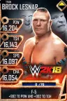 SuperCard BrockLesnar S4 18 Titan WWE2K18