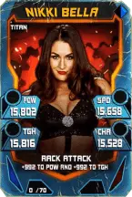 SuperCard NikkiBella S4 18 Titan Throwback