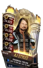 SuperCard AJStyles S4 20 Goliath