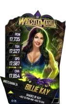 SuperCard BillieKay S4 19 WrestleMania34 Fusion