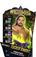 SuperCard TuckerKnight S4 19 WrestleMania34 Fusion