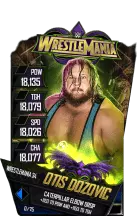 Super card otis dozovic s4 19 wrestle mania34 fusion 15073 216