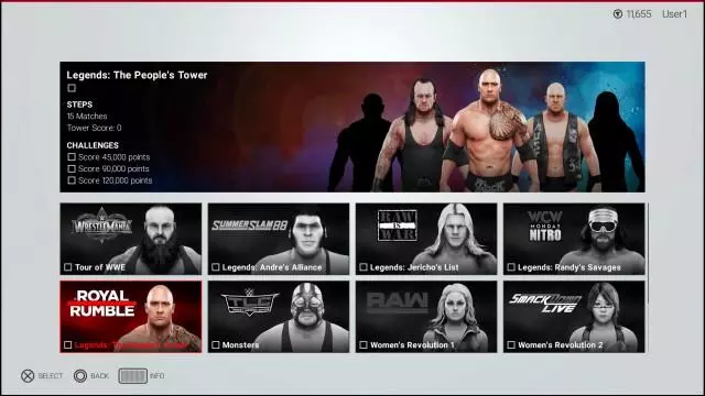 WWE 2K19 Towers Mode 1