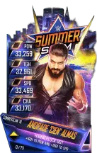 SuperCard AndradeAlmas S4 21 SummerSlam18