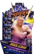 SuperCard BrockLesnar S4 21 SummerSlam18