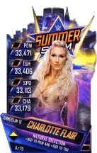 SuperCard CharlotteFlair S4 21 SummerSlam18