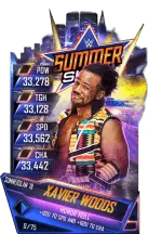 SuperCard XavierWoods S4 21 SummerSlam18