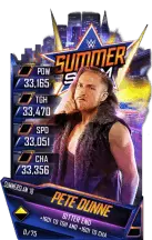 Super card pete dunne s4 21 summer slam18 15288 216