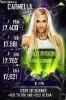 SuperCard Carmella S4 19 WrestleMania34 Spring