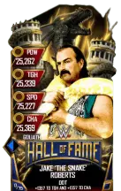 SuperCard JakeRoberts S4 20 Goliath HallOfFame