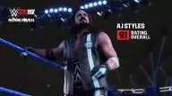 WWE2K19 RatingReveal AJStyles