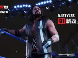 WWE2K19 RatingReveal AJStyles