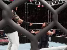 WWE2K19 DanielBryan SteelCage BrayWyatt