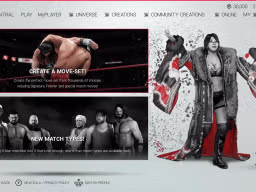 WWE2K19 Screen MainMenu