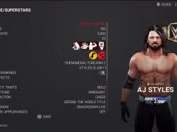 WWE2K19 Screen WWEUniverse Superstars Edit