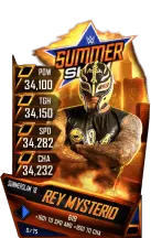 Super card rey mysterio s4 21 summer slam18 ring dom 15794 216