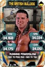 SuperCard BritishBulldog S4 21 SummerSlam18 Throwback