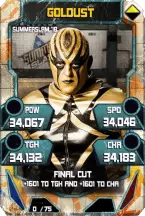 SuperCard Goldust S4 21 SummerSlam18 Throwback