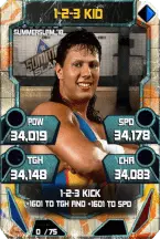 SuperCard 123Kid S4 21 SummerSlam18 Throwback